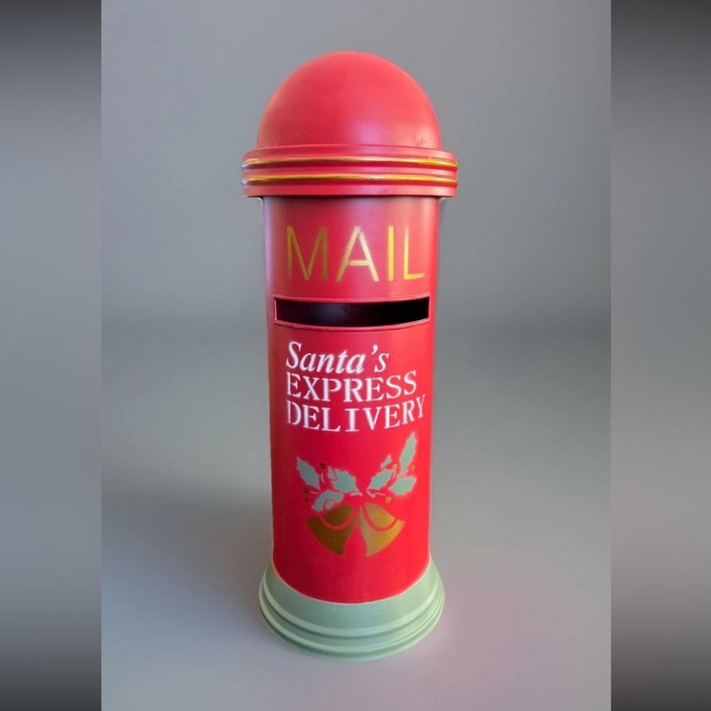 Letters For Santa Metal Mailbox, Christmas Decor